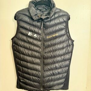Helly Hansen Men's Black Goose Down Pertex Microlight Down 700+ Puffer Vest